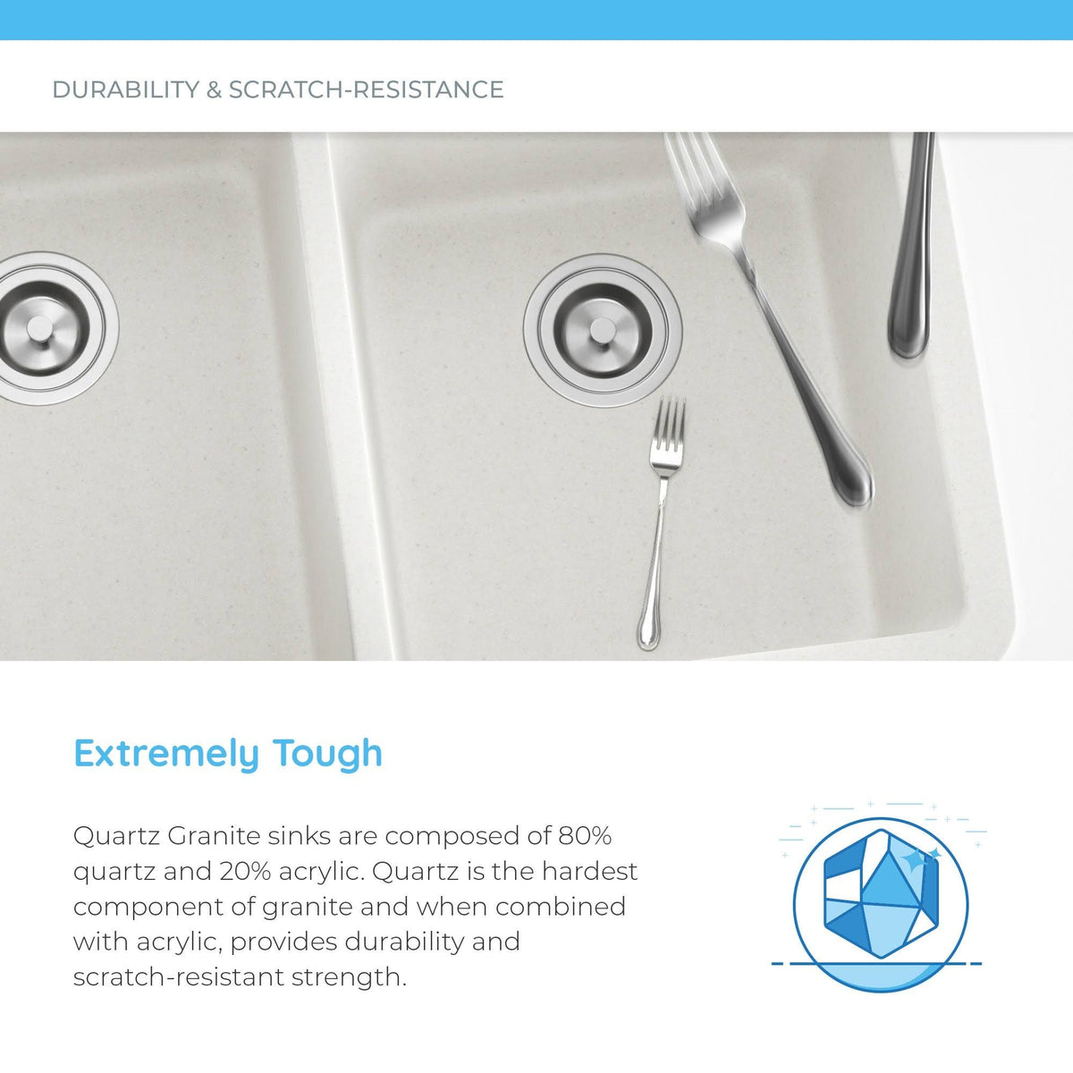 Beige Quartz Sink V209