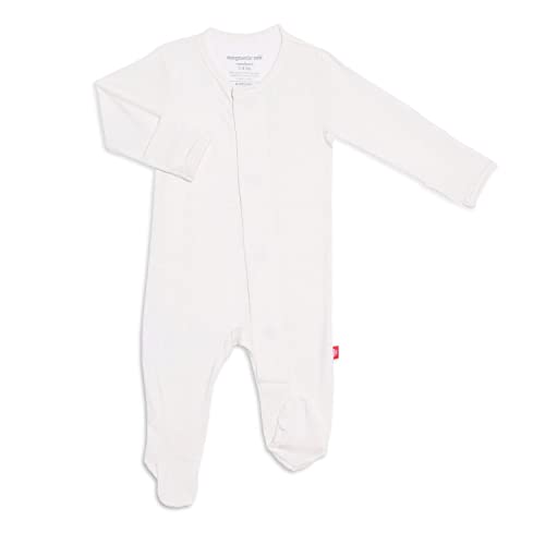 Soft Modal Baby Footie Pajamas with Magnetic Fastener Y969