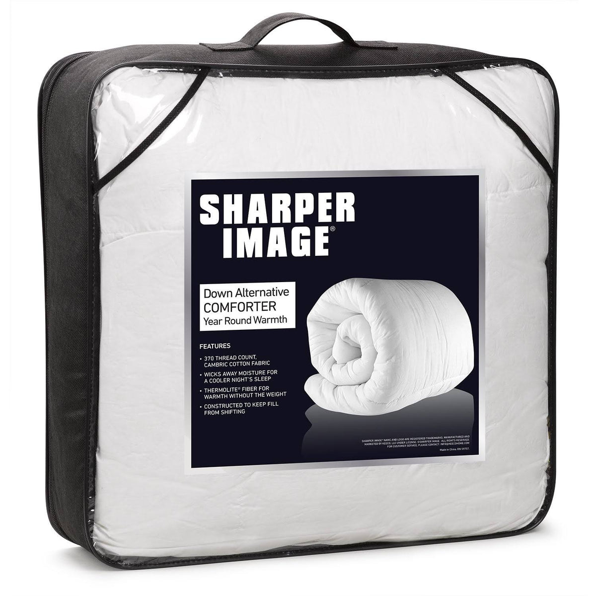 White Twin Down Alternative Comforter B8988