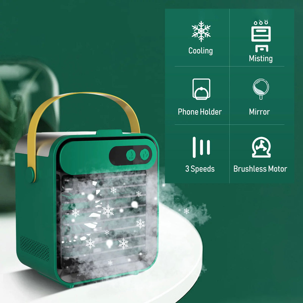 Air Conditioner Fan 180mL 3 Speeds USB Air Cooler Humidifier P15712
