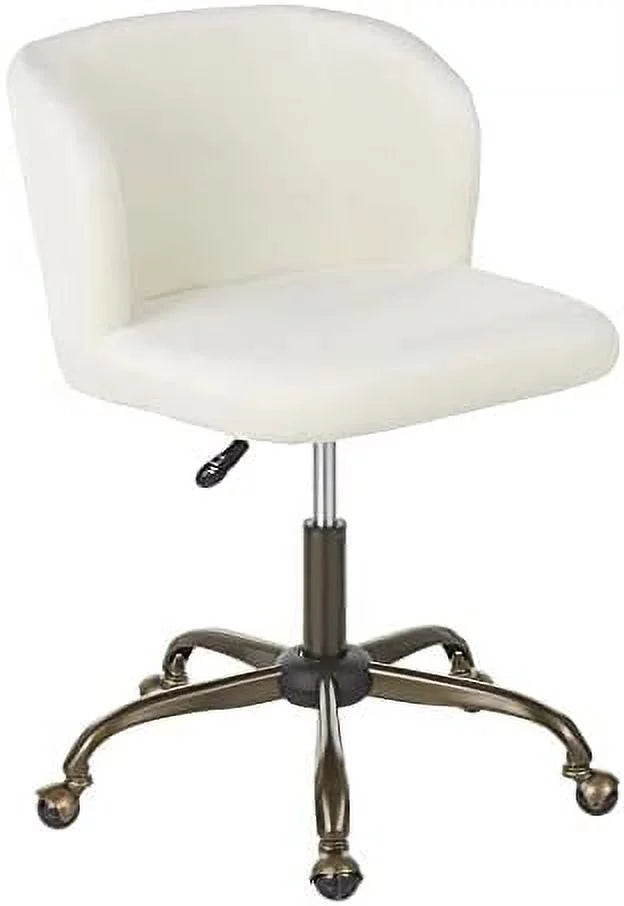 Cream Velvet Task Chair A821868