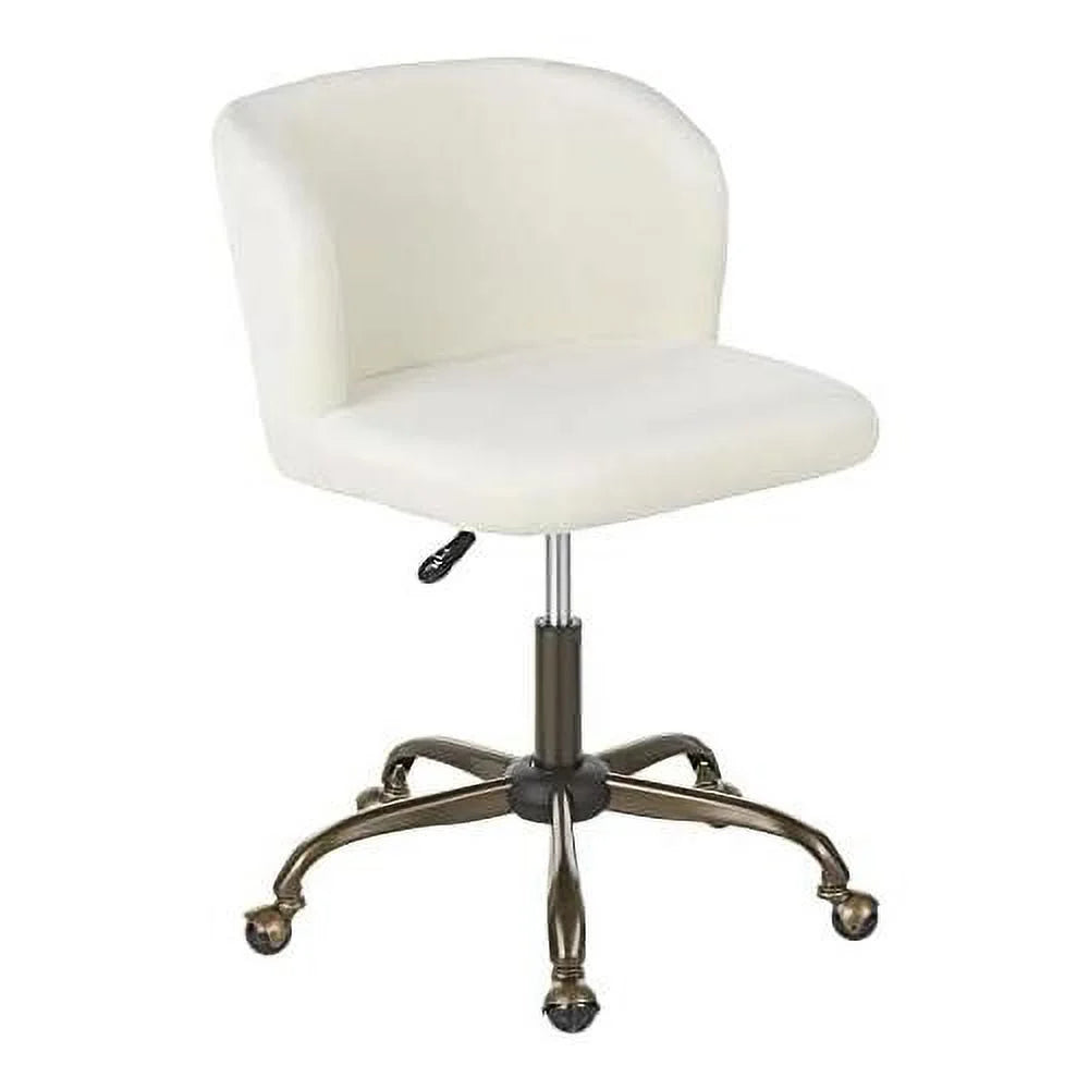 Cream Velvet Task Chair A821868