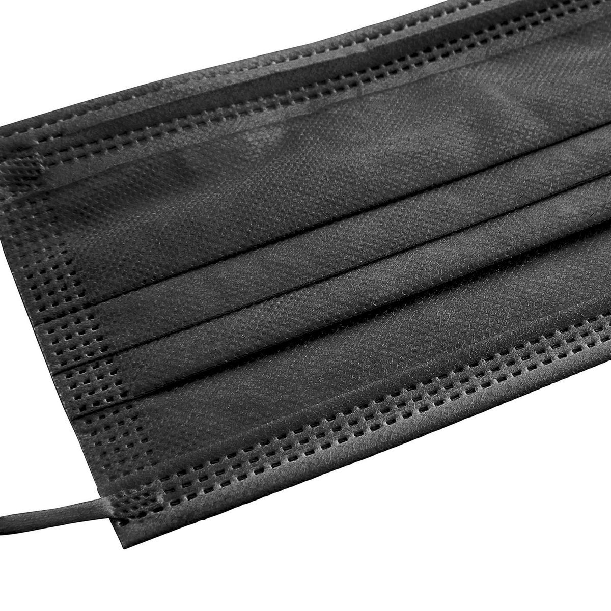 Black 10 Pack Disposable Face Masks L618