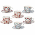 Tea Cup & Saucer Set 6 E694493