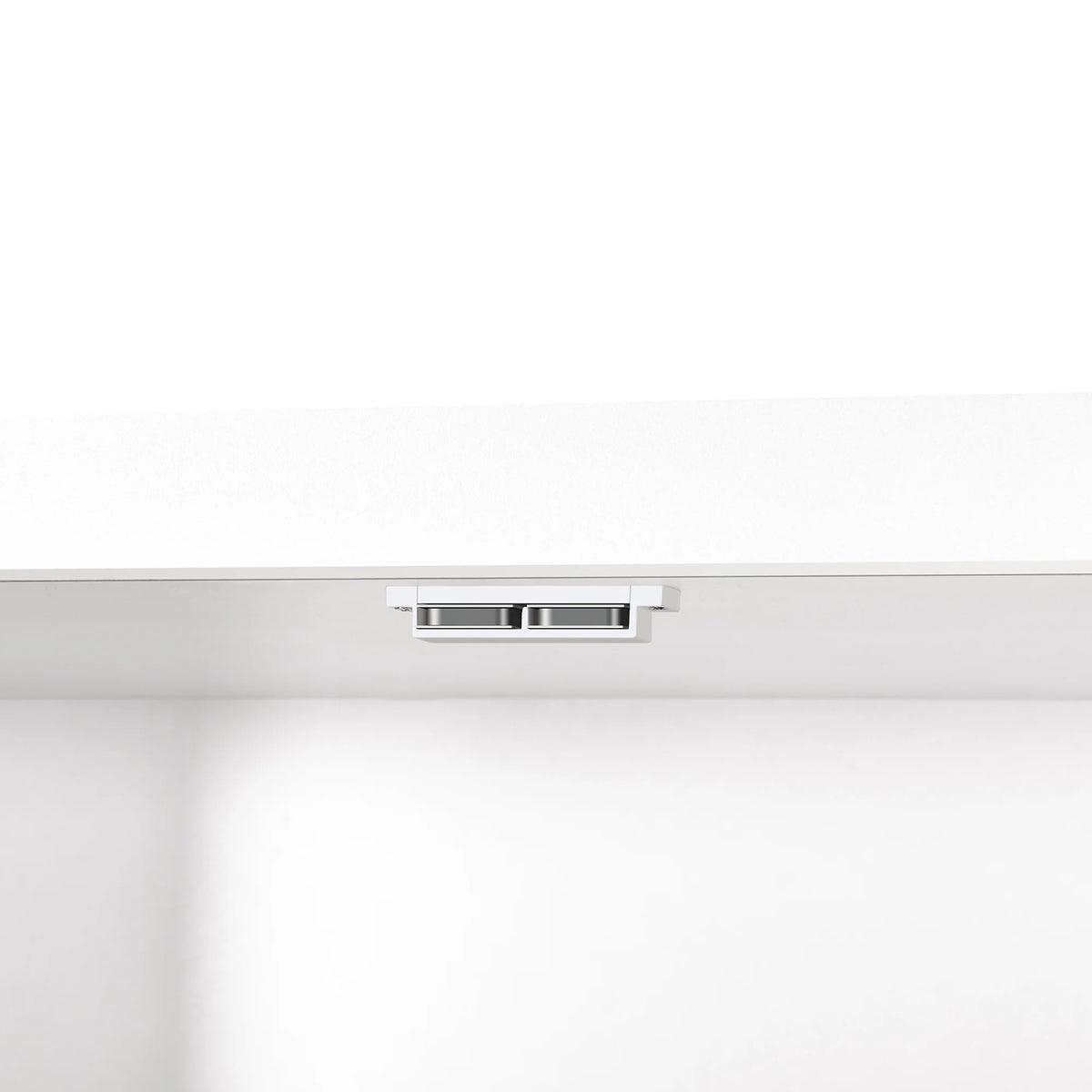 White 4 Door Freestanding Kitchen Pantry Storage Cabinet with Drawer and Adjustable Shelf F48403