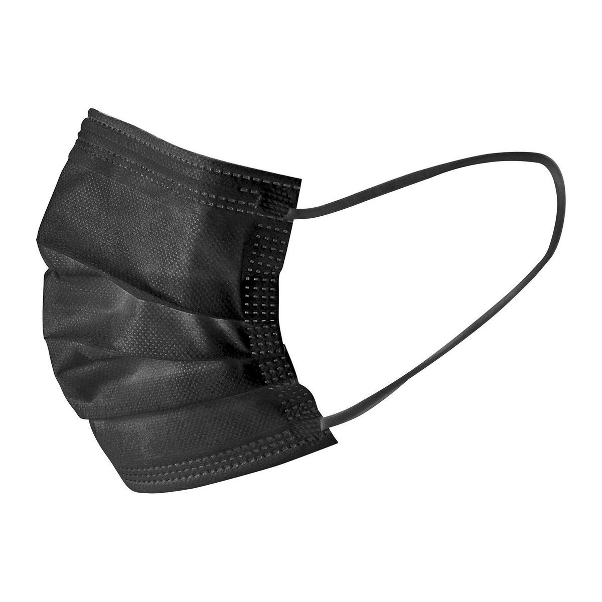 Black 10 Pack Disposable Face Masks L618
