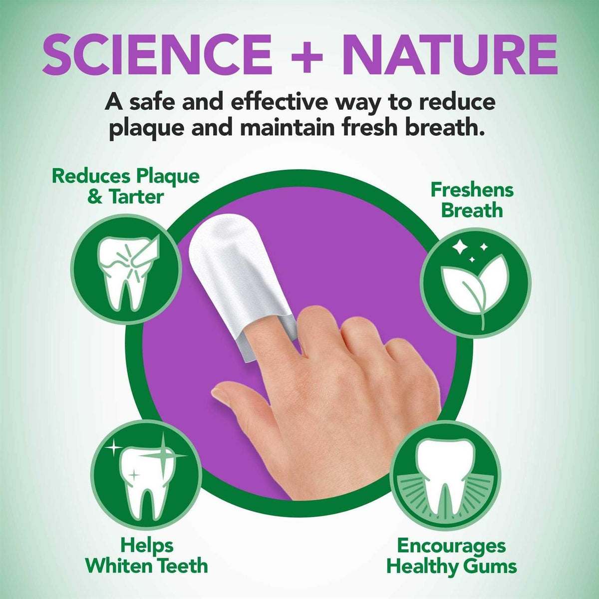 Dental Care Finger Wipes for Dogs & Cats S503947