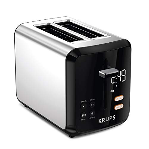 2 Slice Stainless Steel Toaster with Wide Slots S8829