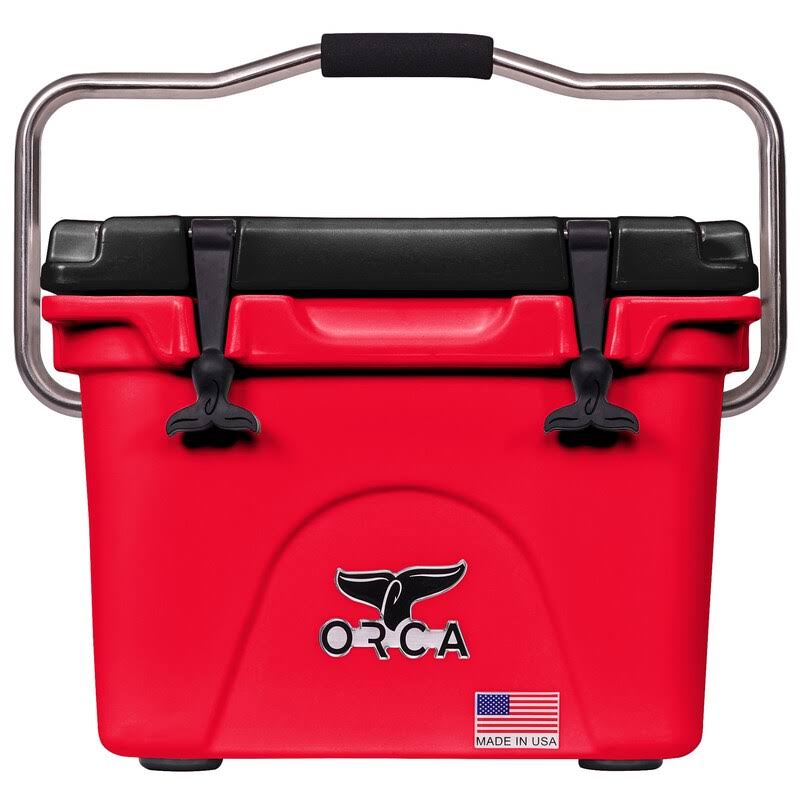 Red 20-Quart Hard-Sided Cooler D42398