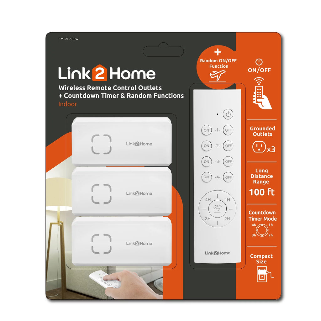 Wireless Remote Control Outlet Light Switch R545