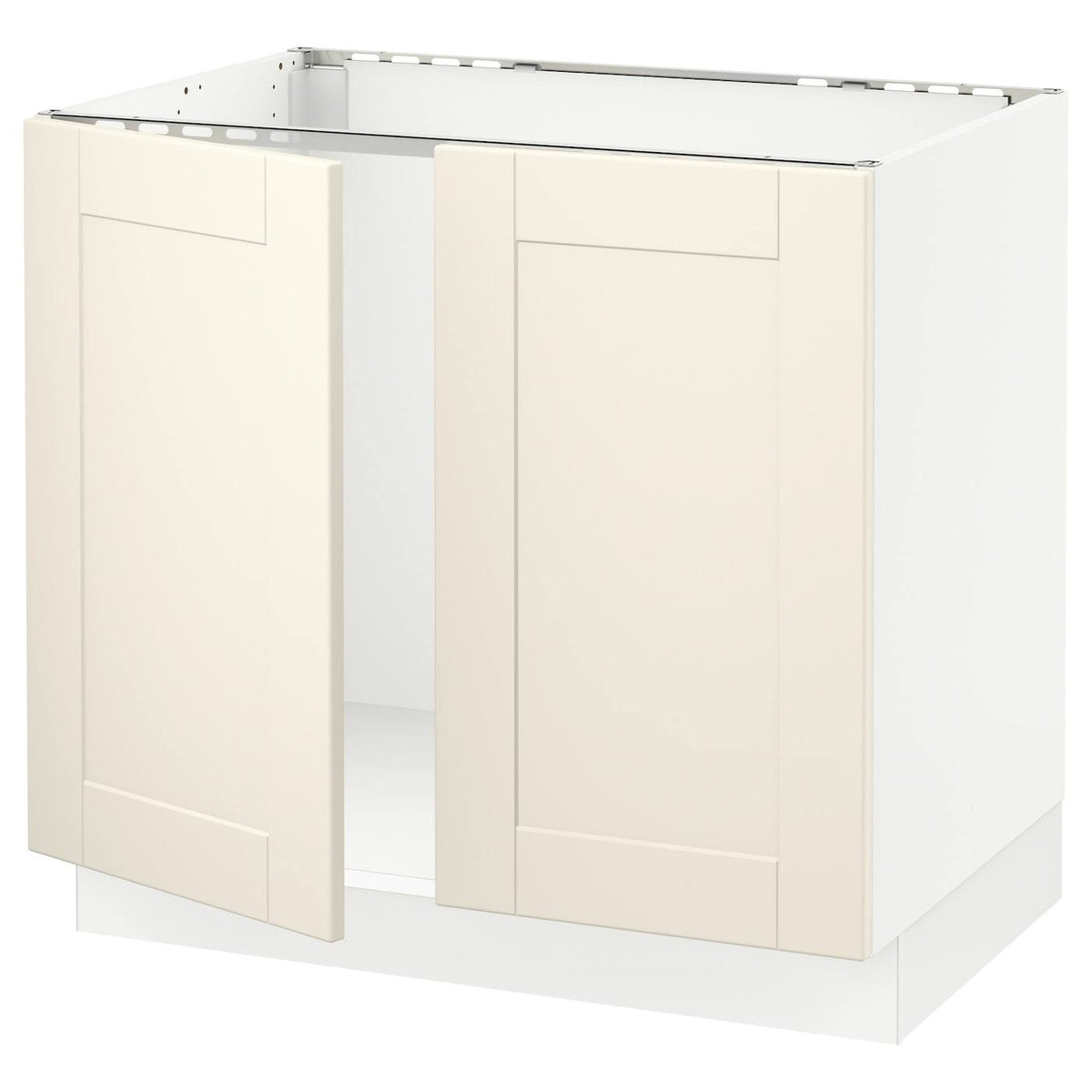 White Base Cabinet with 2 Doors H848