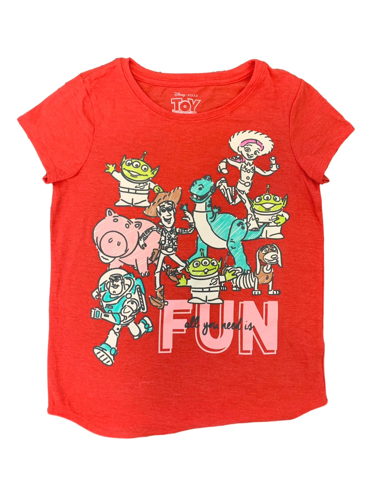 Red Short Sleeve T-Shirt XL U187
