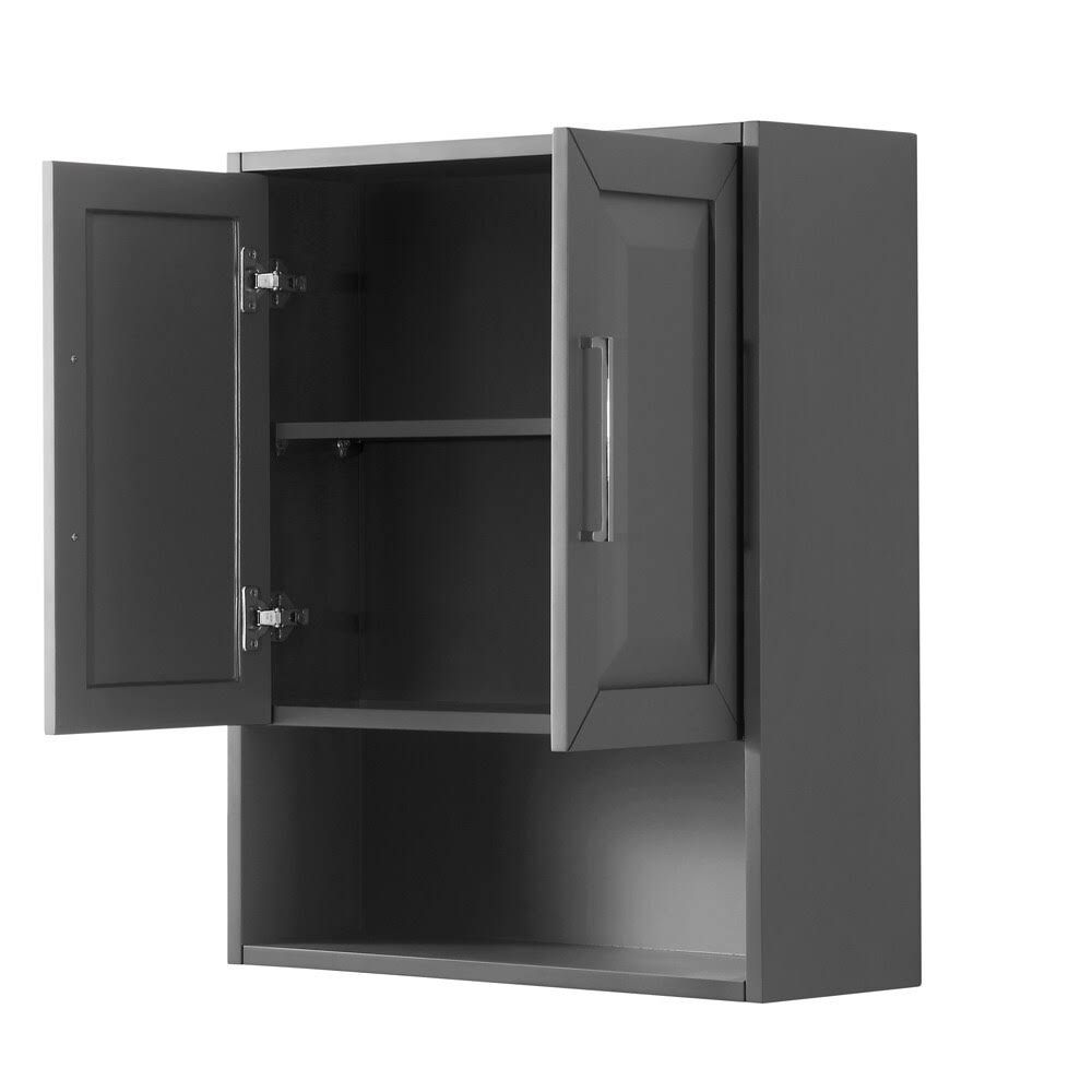 Dark Gray Wall-Mounted Storage Cabinet Q3614