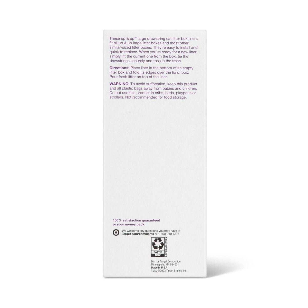 Cat Litter Liners T33702