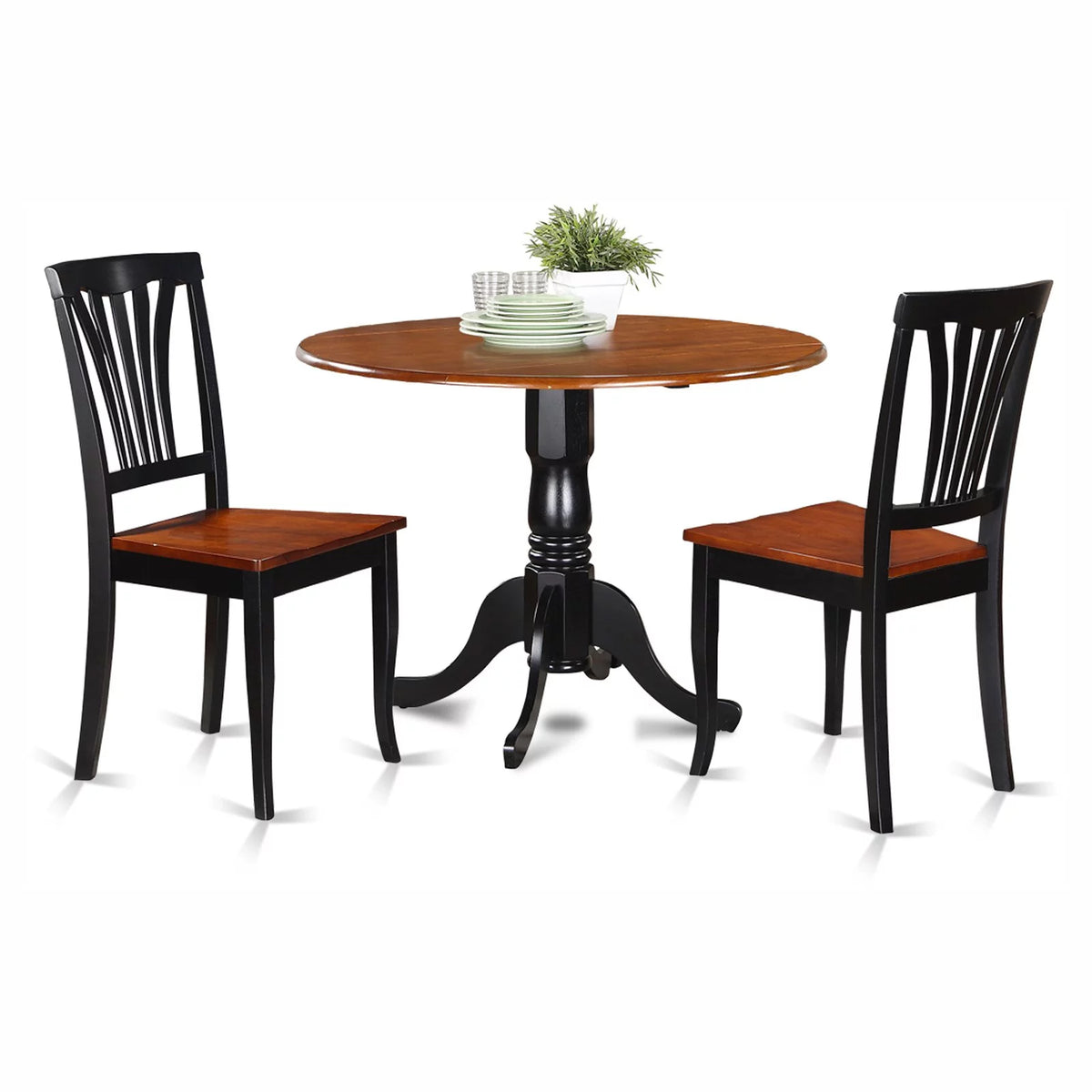 3-piece Wood Dining Table and Chairs N51184
