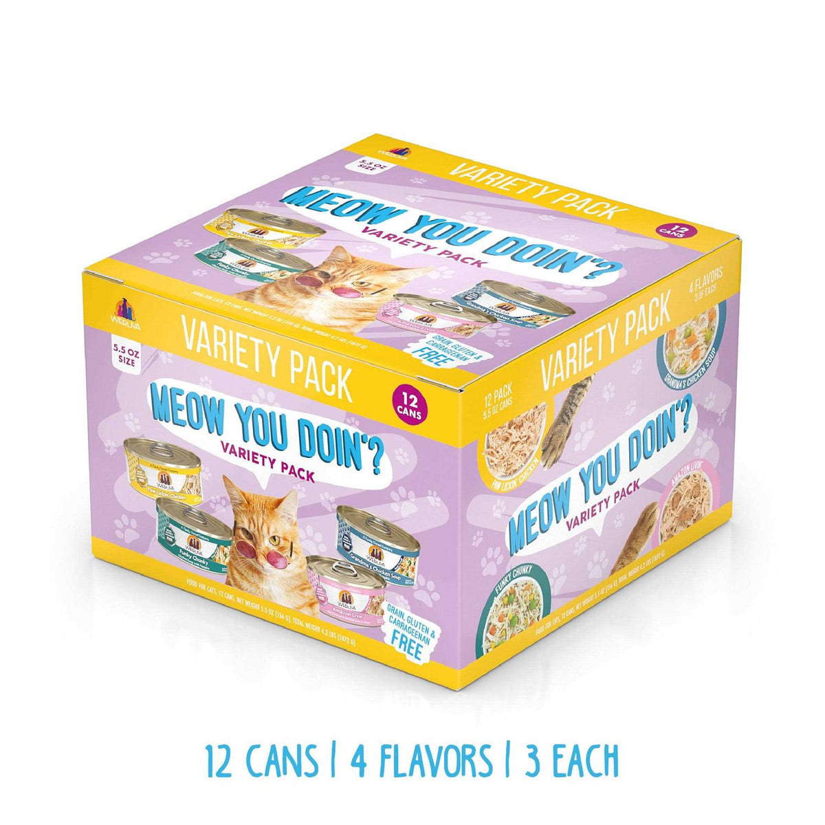 Canned Cat Food Variety Pack X8783