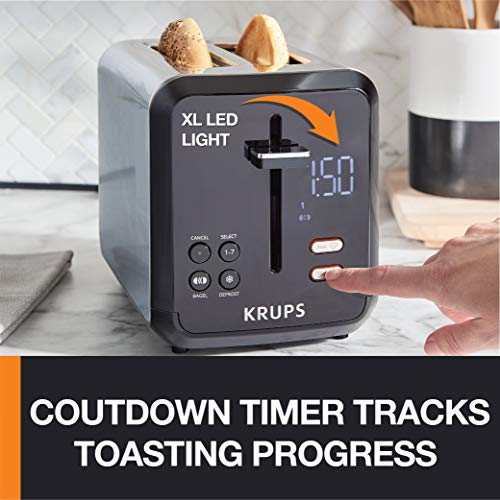 2 Slice Stainless Steel Toaster with Wide Slots S8829
