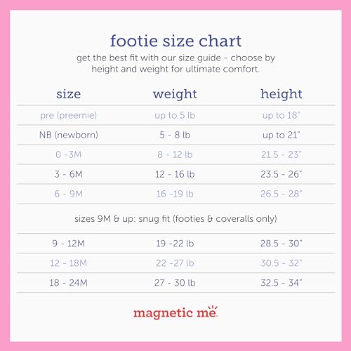 Soft Modal Baby Footie Pajamas with Magnetic Fastener Y969