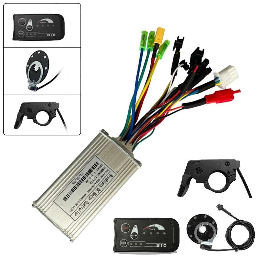 36/48V 17A Sine Wave Controller S810 Display Throttle 8 PAS Kit For E-bike MTB Y8425