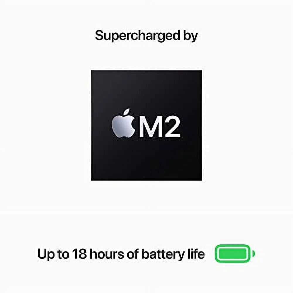 13.6-inch MacBook Air with M2 chip, 8GB RAM, 512GB SSD Storage, Silver E602