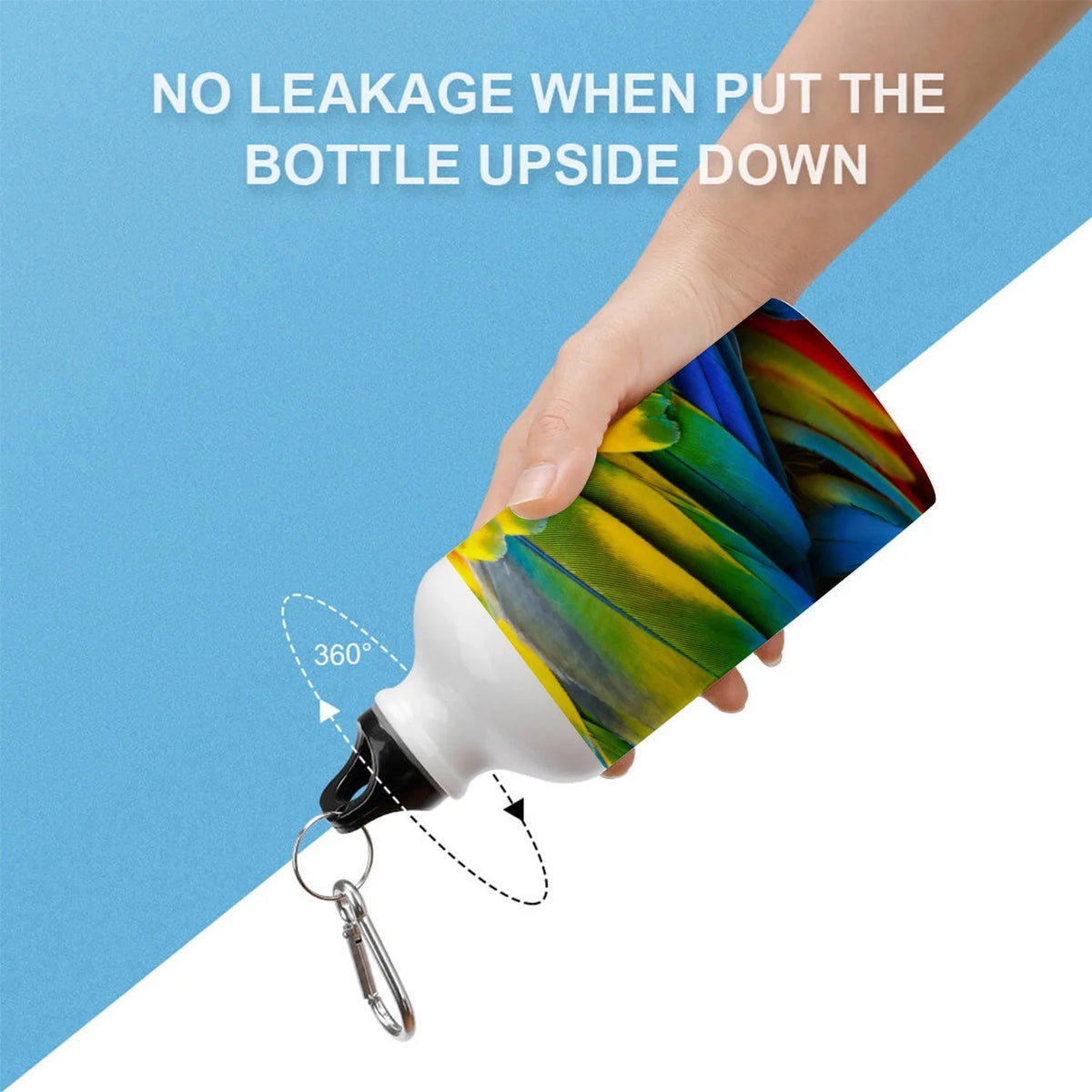 400ml Aluminum Sport Water Bottle with Twist Cap N57950