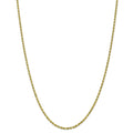 10k 2.25mm Diamond-cut Rope Chain G324524