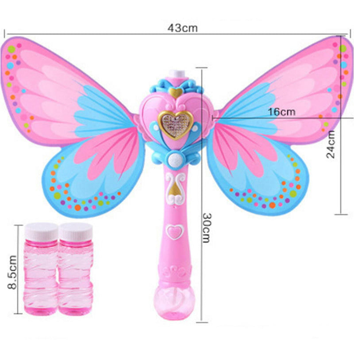 Butterfly Pink Bubble Stick Outdoor Activity N20543