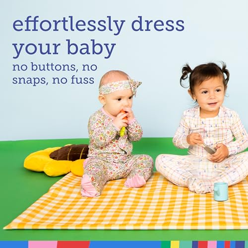Soft Modal Baby Footie Pajamas with Magnetic Fastener Y969