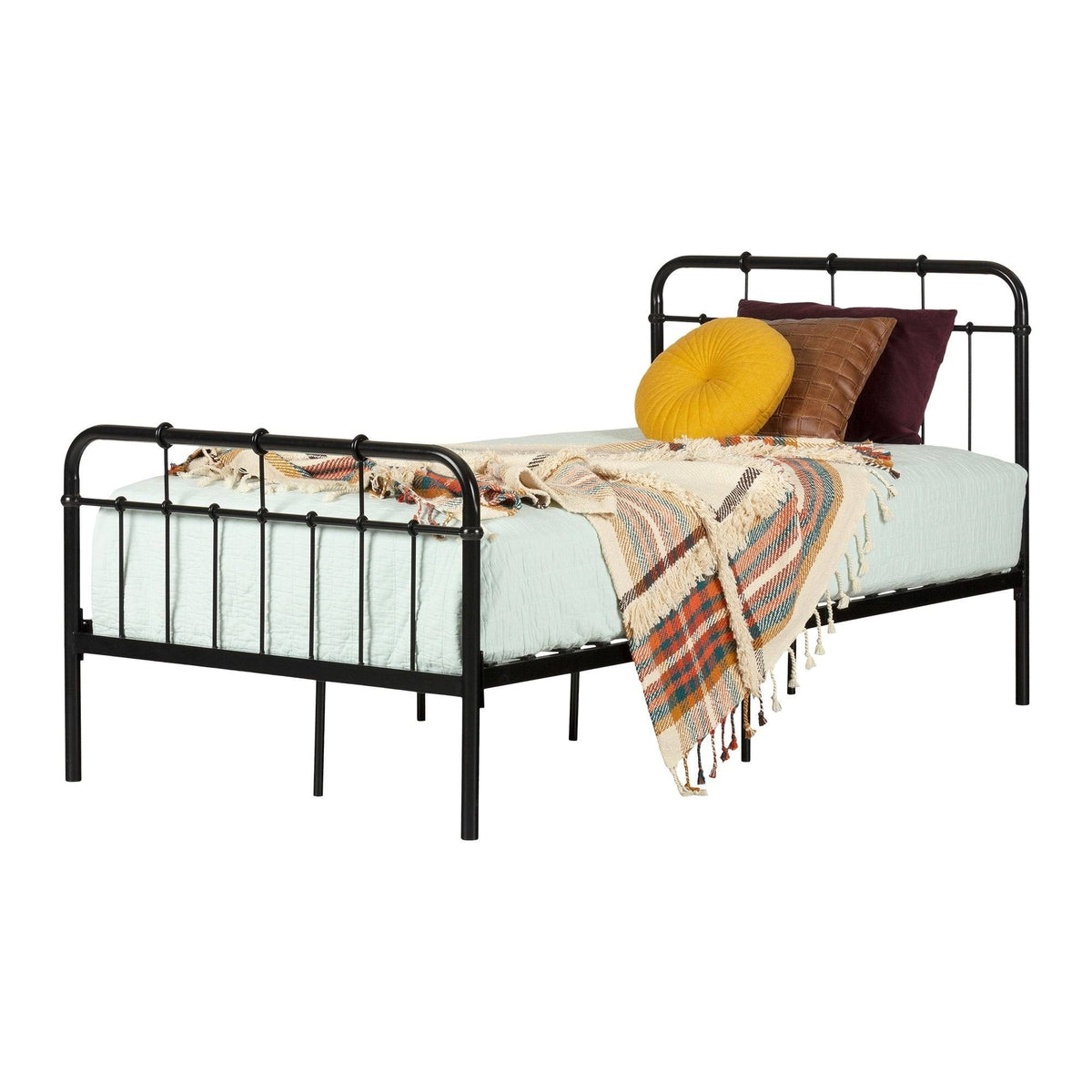 Twin Metal Bed O241