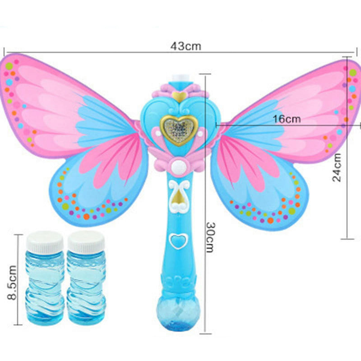 Butterfly Pink Bubble Stick Outdoor Activity N20543