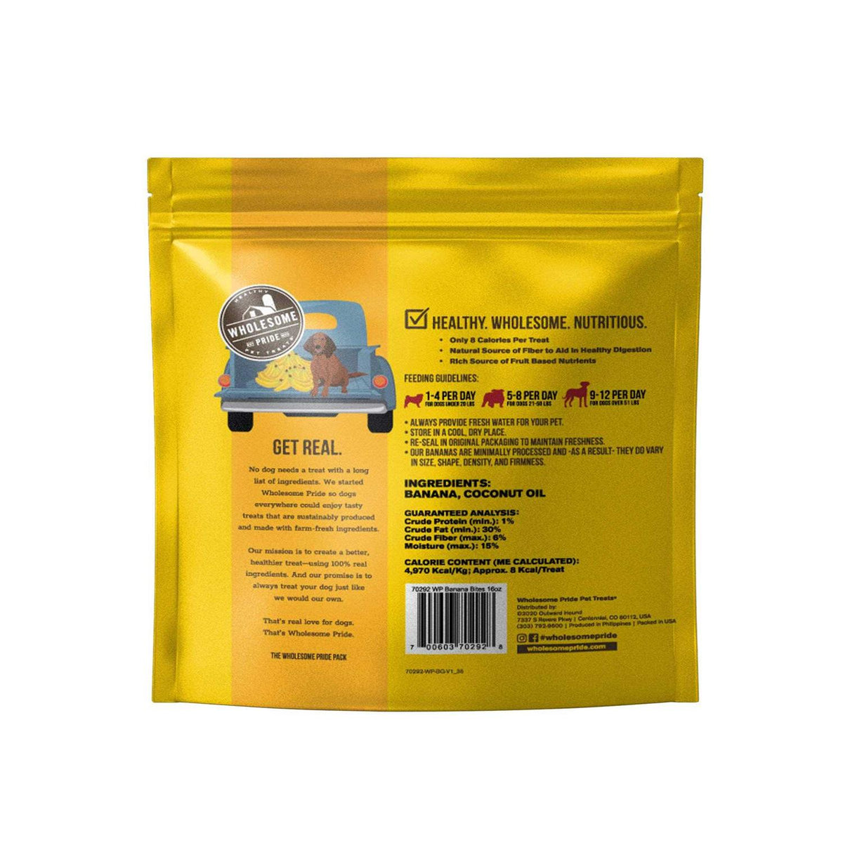 Banana Bites Dog Treats F43785