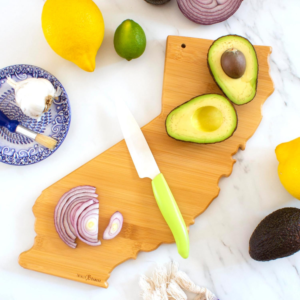 California State Shaped Serving and Cutting Board R117693