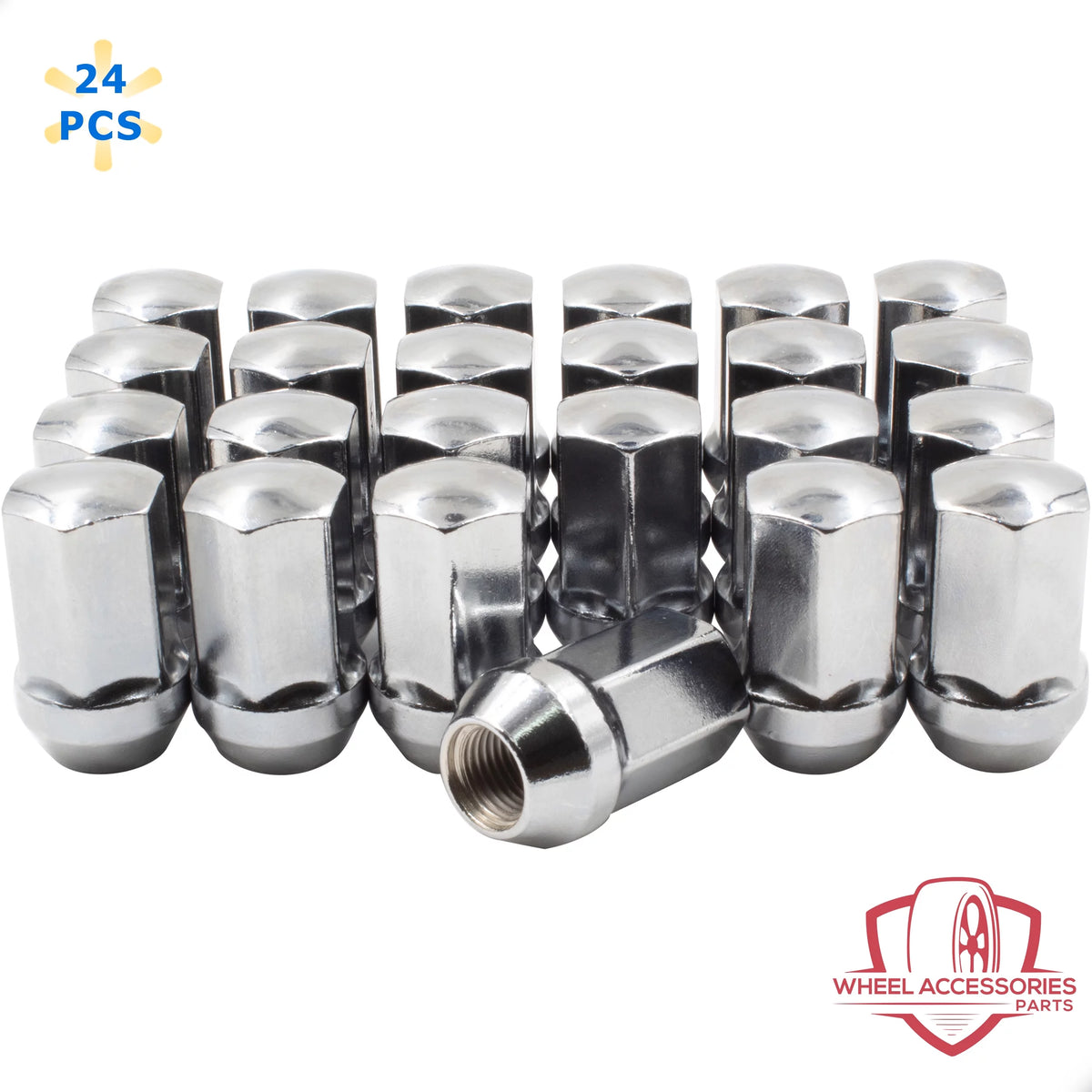 24 Pcs 14mm 1.50 Chrome Lug Nuts D499949