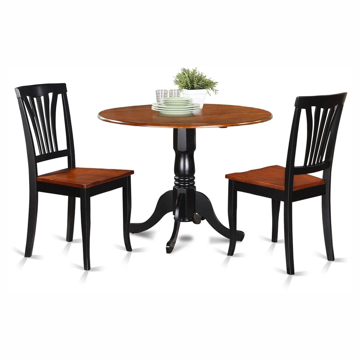 3-piece Wood Dining Table and Chairs N51184