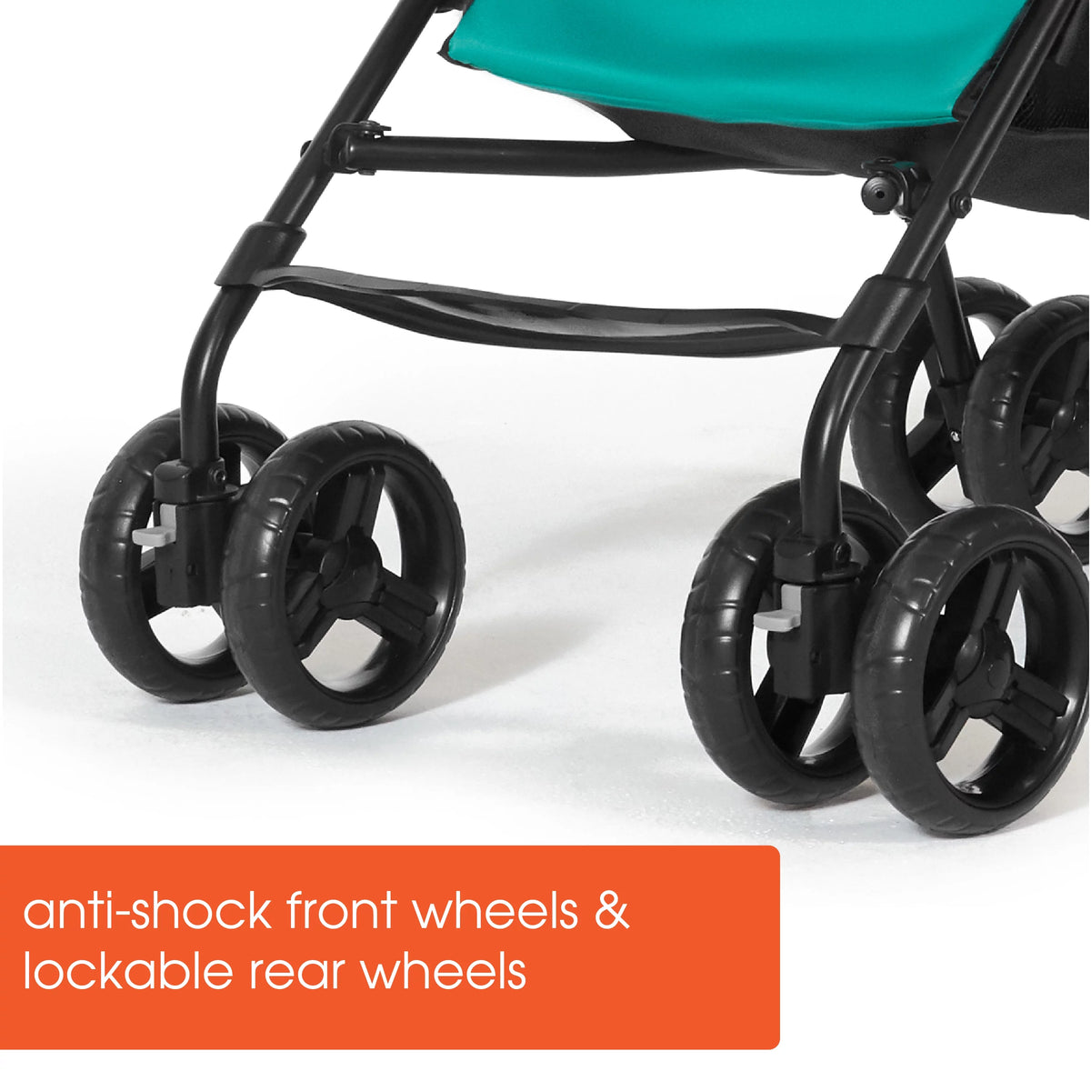 Lightweight Compact Fold Stroller, Black E382654