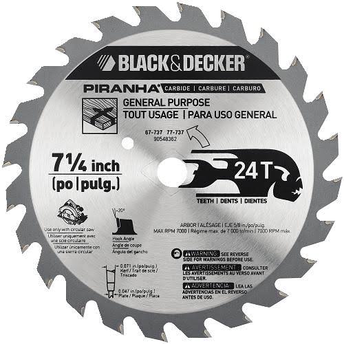 Carbide 24T Blade 7-1/4 - 25 Pak Z178