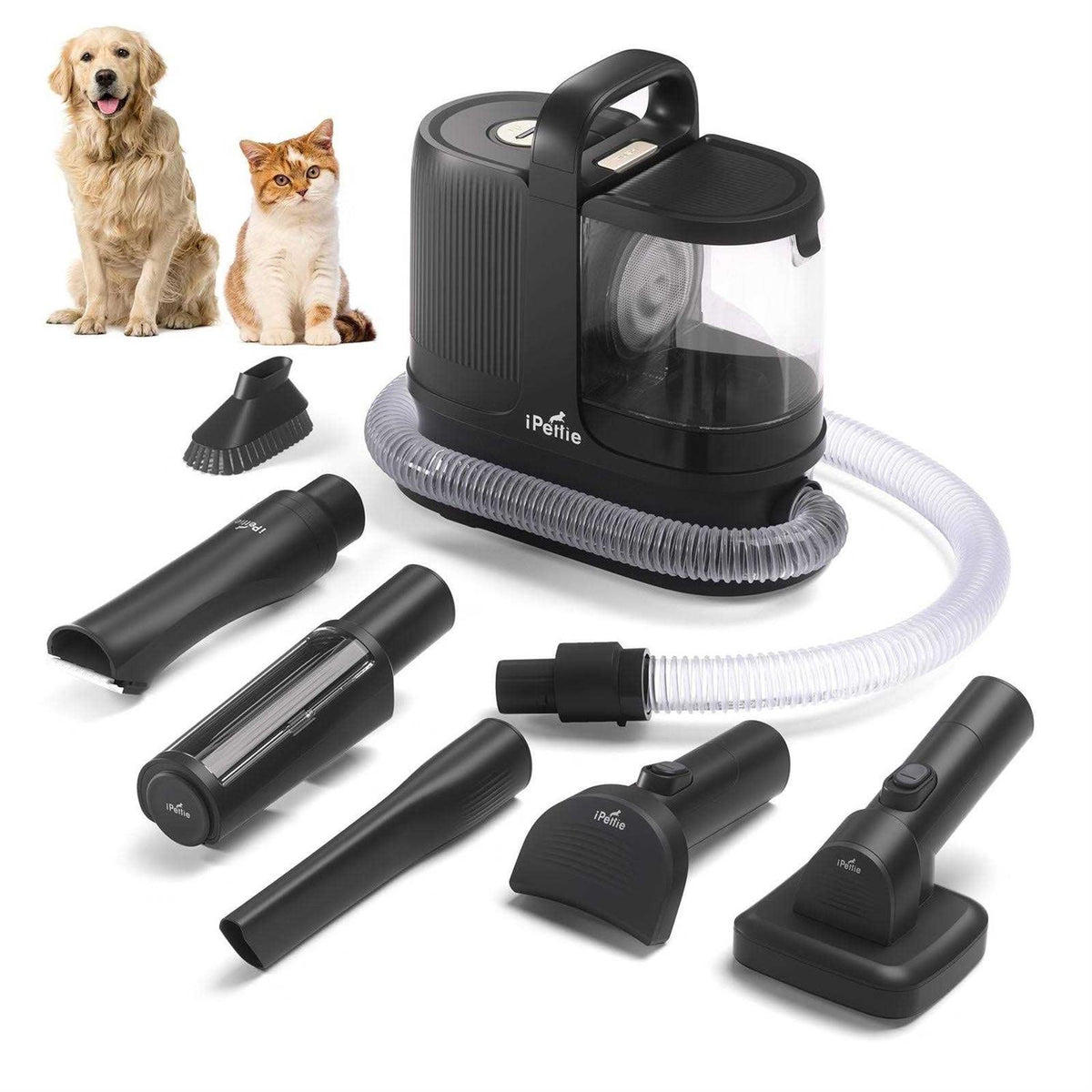 Pet Grooming Vacuum with 6-in 1 Grooming Kit D8277