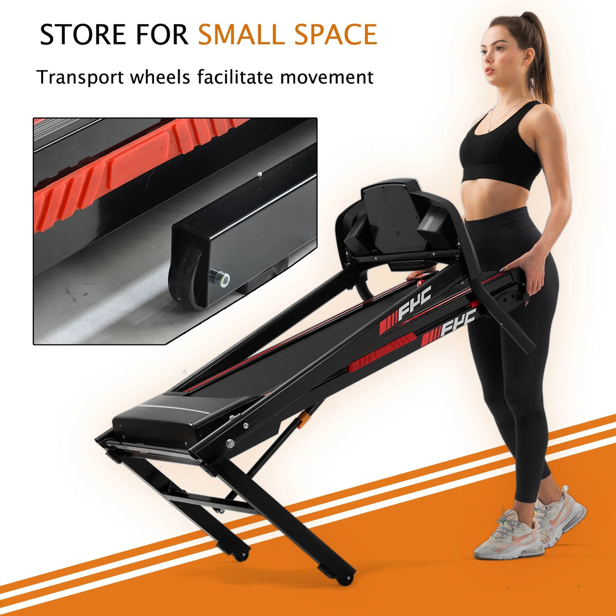 Folding Treadmill with Incline Q3355