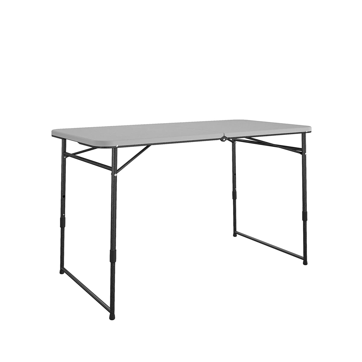 Gray Fold-in-Half Portable Utility Table V21357