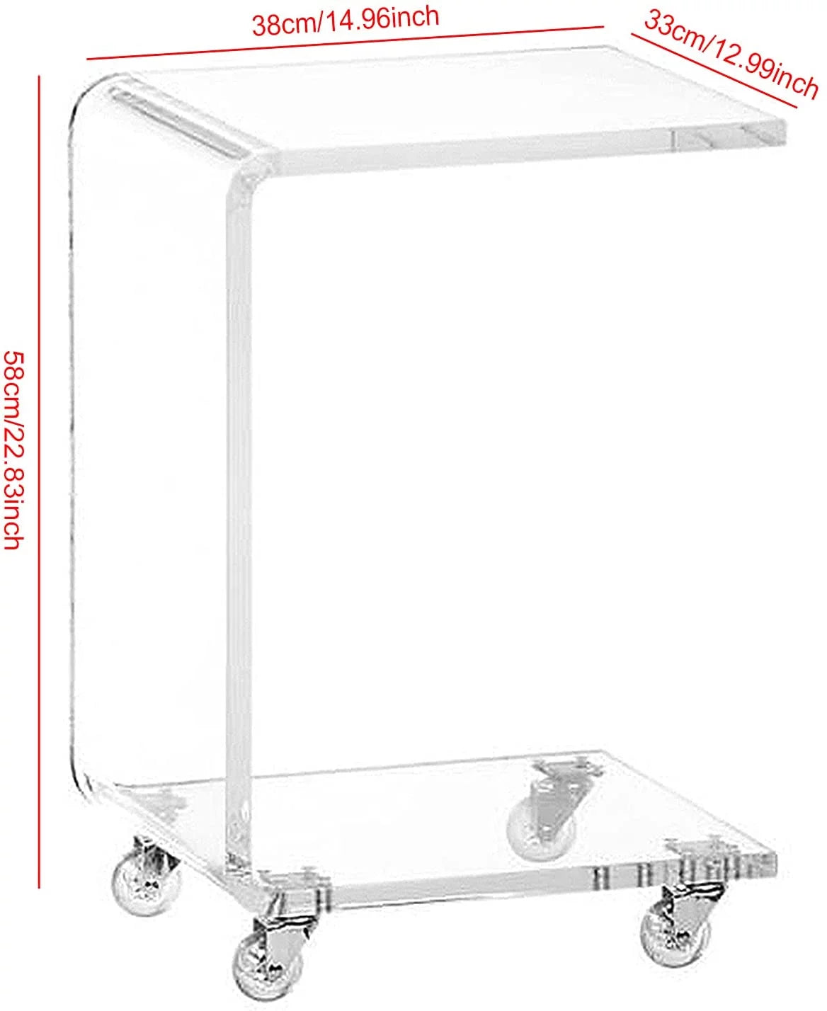 Acrylic Bedside Table L922