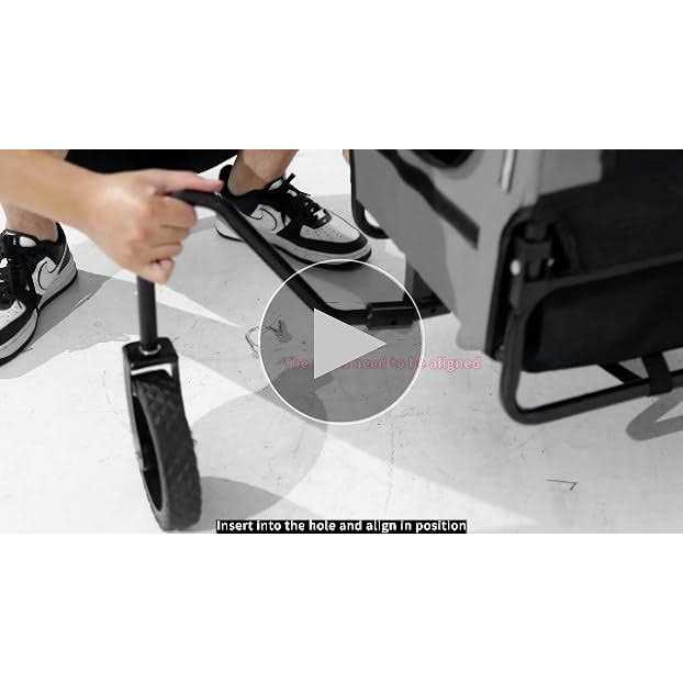 2-in-1 Dog Stroller Bike Trailer B866874