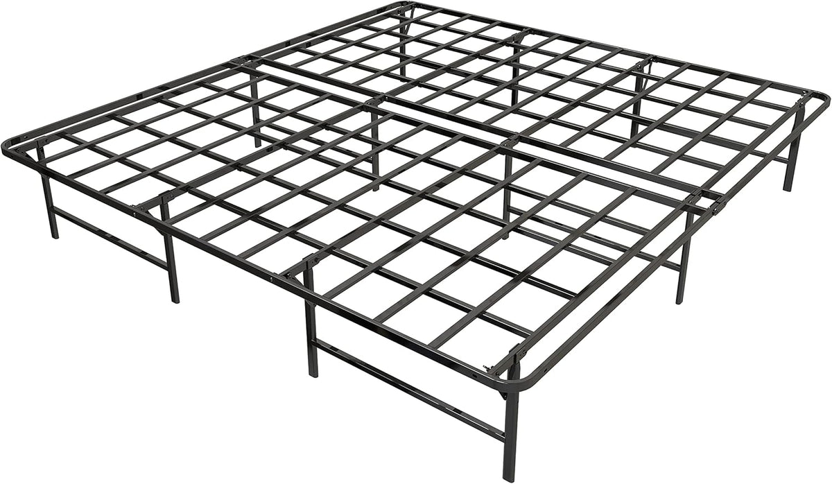 Black 16 Inch California King Platform Bed Frame S70948