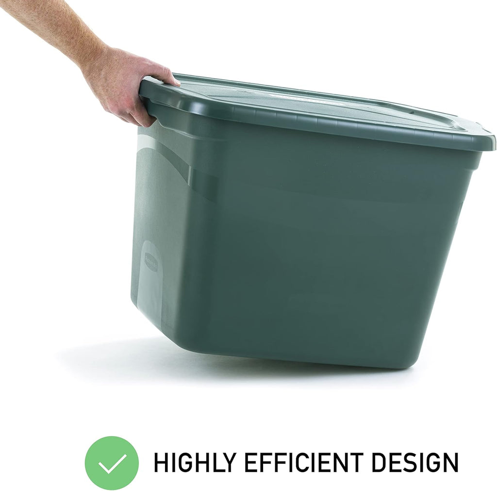 29 Gal Pack of 5 Stackable Storage Bins Z535
