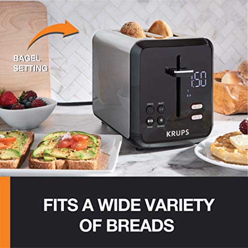 2 Slice Stainless Steel Toaster with Wide Slots S8829