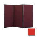 Red Fabric Privacy Screen O108960