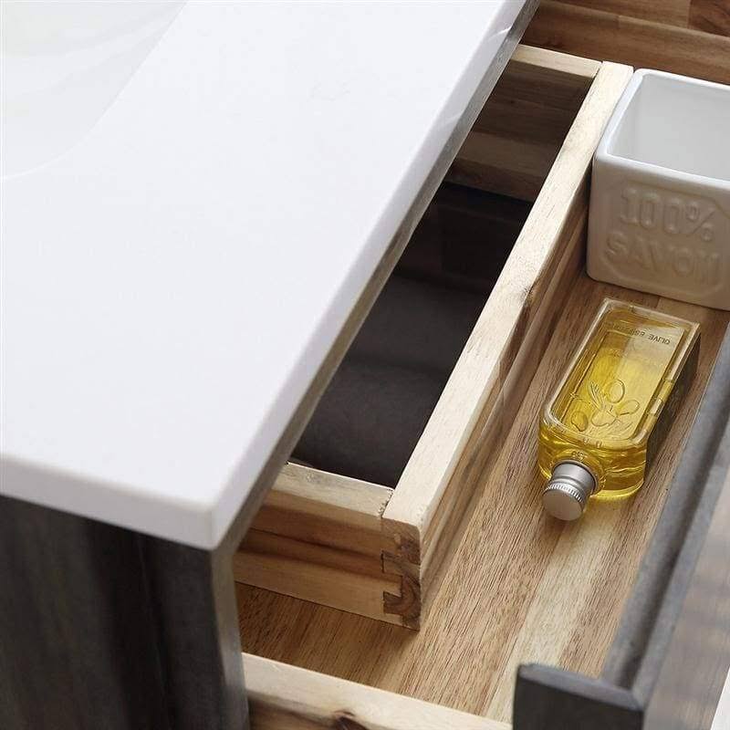 Floor Standing Open Bottom Bathroom Cabinet E394071