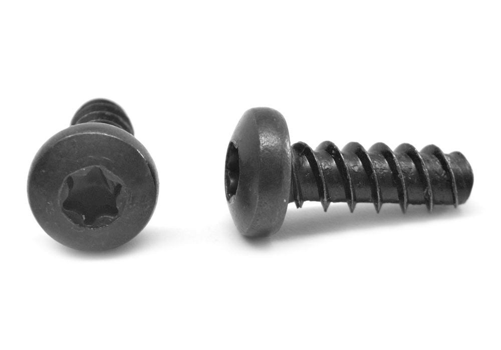 6 Lobe Pan Head Thread Rolling Screw Black Oxide Pk 10000 C748