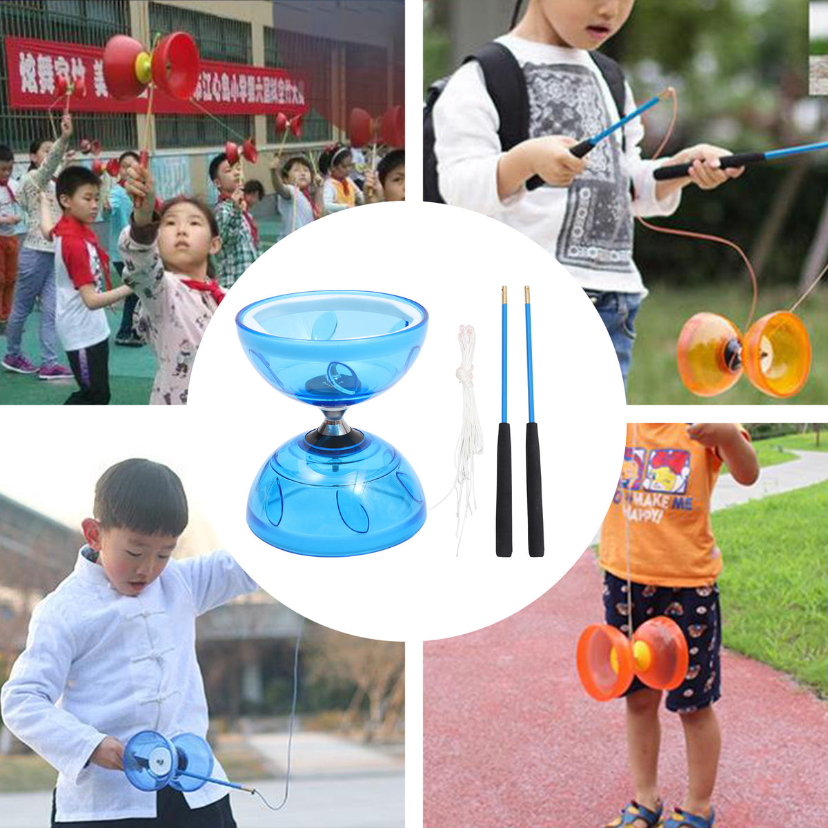Chinese Yoyo Diabolo Toy Q83166