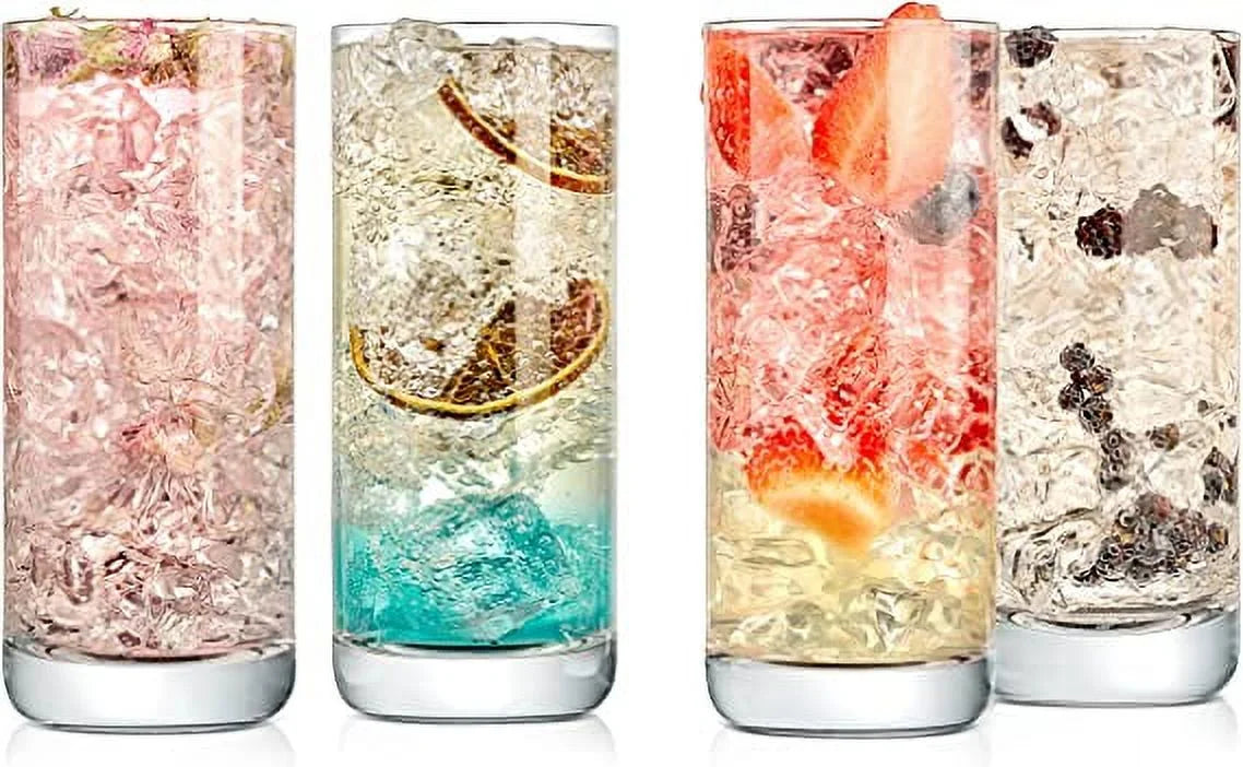 Set of 2 Clear Highball Drinking Glasses K39329