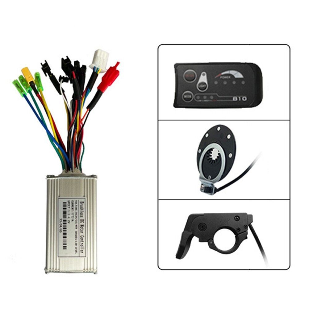 36/48V 17A Sine Wave Controller S810 Display Throttle 8 PAS Kit For E-bike MTB Y8425